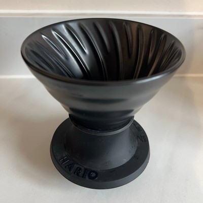 Hario Switch V60 Ceramic Immersion Dripper Smokey Black (Größe 02) Filterkaffee