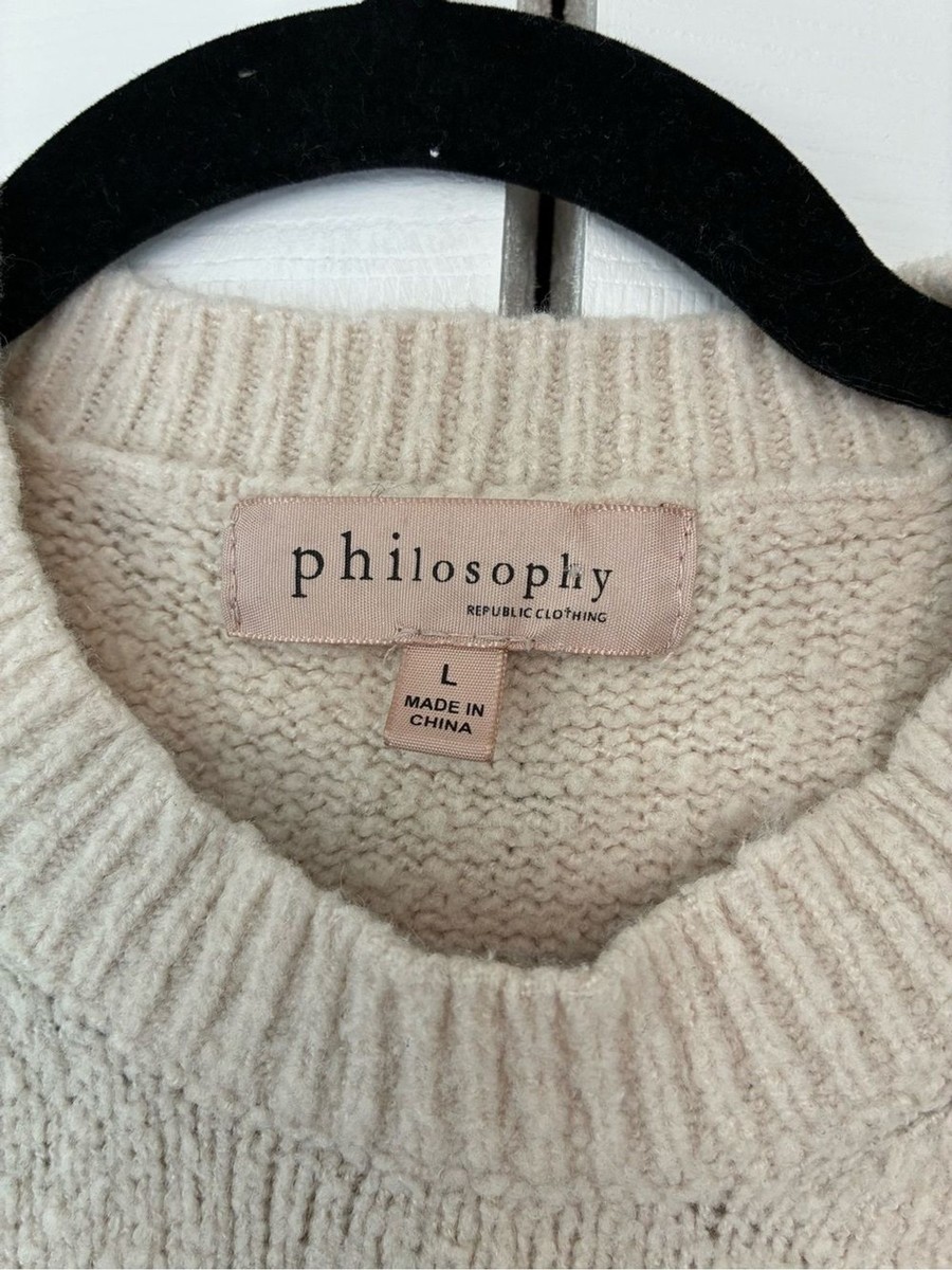 Beige Knit Sweater View 2