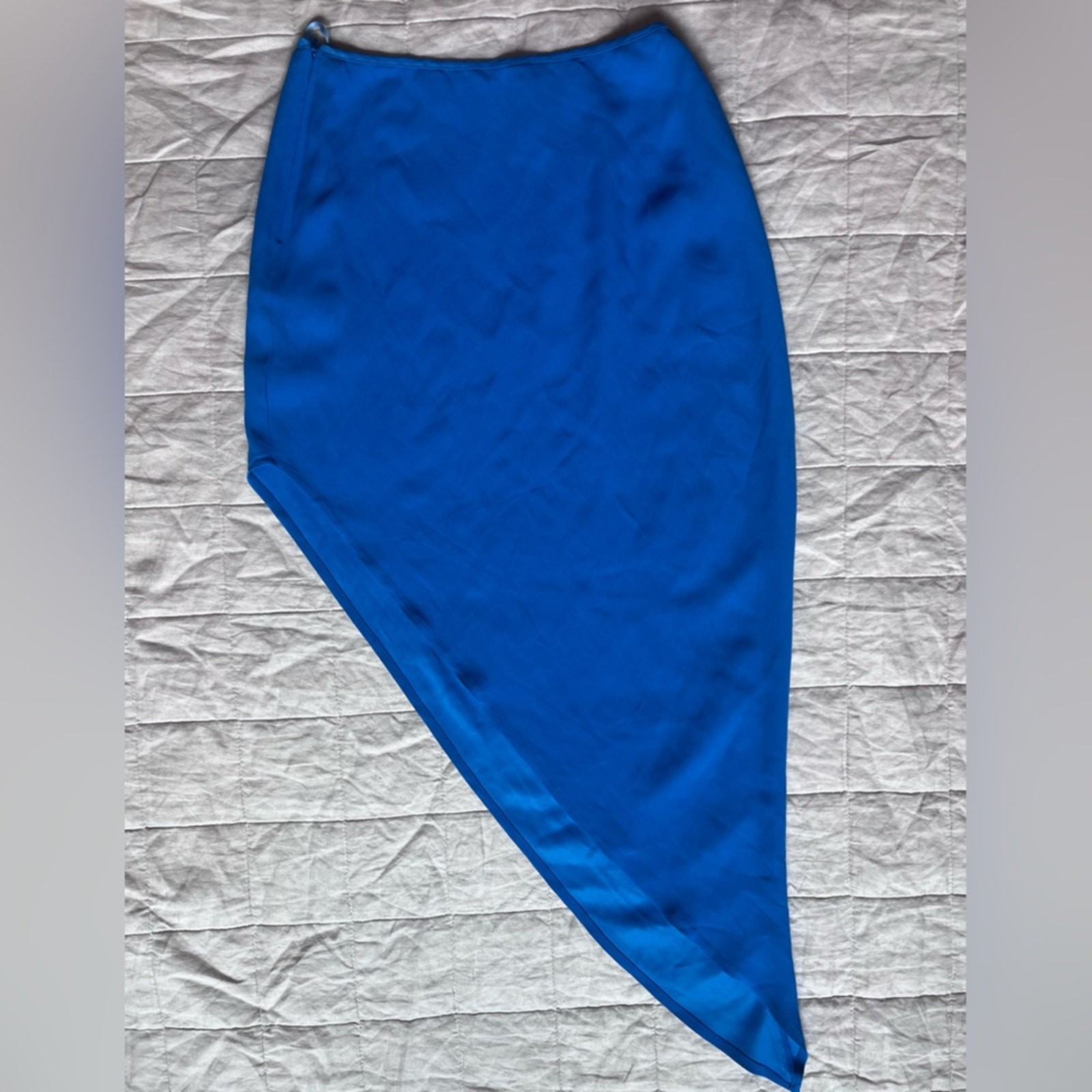 Bec & Bridge Vibrant Blue Asymmetrical Mini/Midi Length Skirt Fairy- US 6 AUS 10