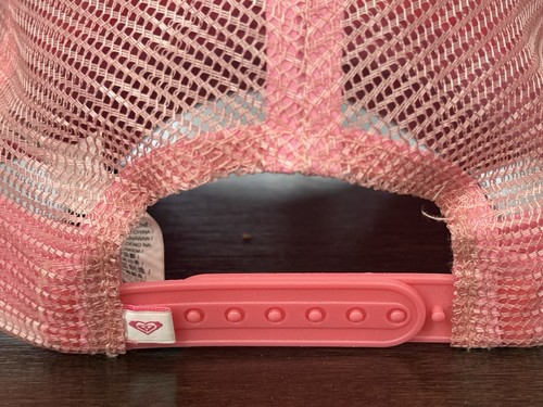 Roxy Girl Barbie Trucker Hat Mesh Cap Pink Floral OS Adjustable - Bild 7 von 7