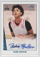 2021-22 Leaf Memories 1990 Base Platinum 98/99 Kobe Bufkin #BA-KB2 Auto 0u66
