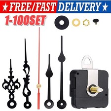 DIY Clock Parts Movement Quartz Mechanism Wall Replacement Repair Tool Hands Kit