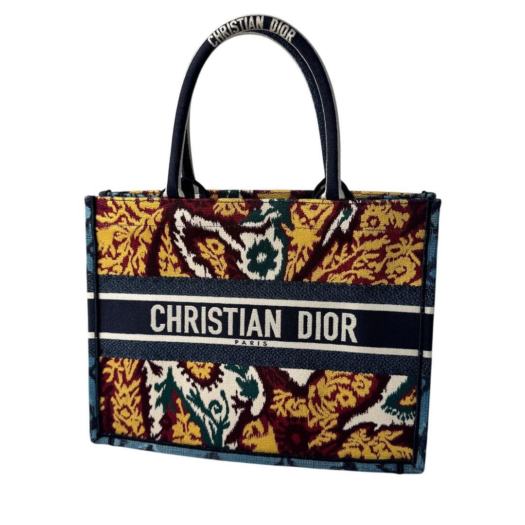 Dior Book Tote Medium Cruise 2021 Paisley Embroidery