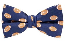 Mens Bow Tie Handmade Pre-Tied Fun Pattern Bow Ties for Men Light Orange White