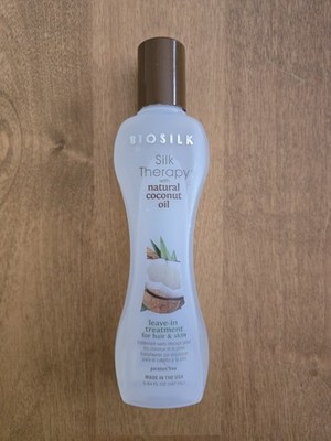 Biosilk Silk Therapy with Natural Coconut Oil Leave-In Treatment 5.64 oz
