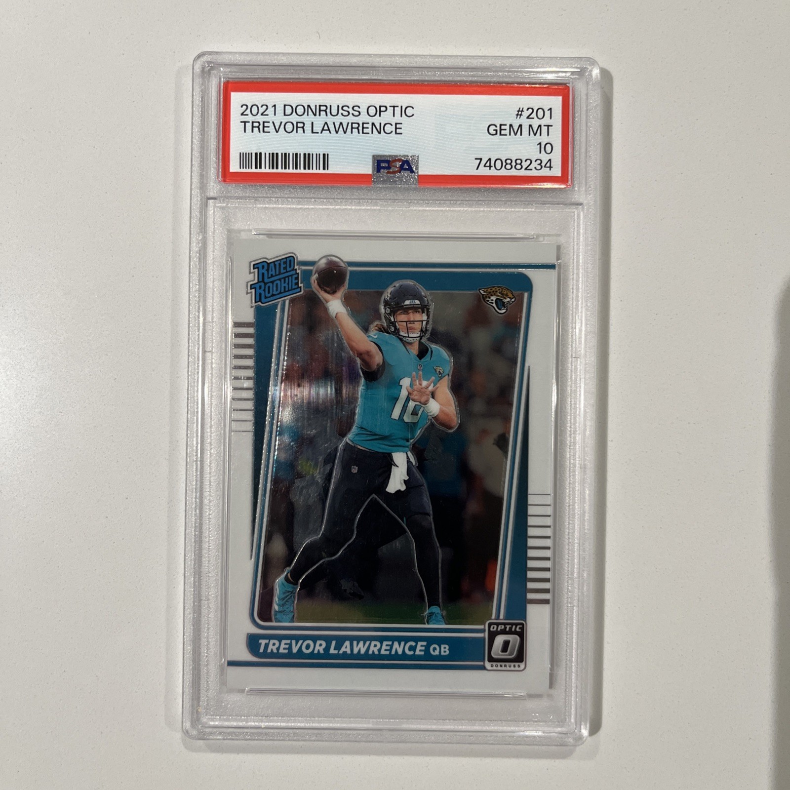 Trevor Lawrence Panini Donruss Optic #201 Base