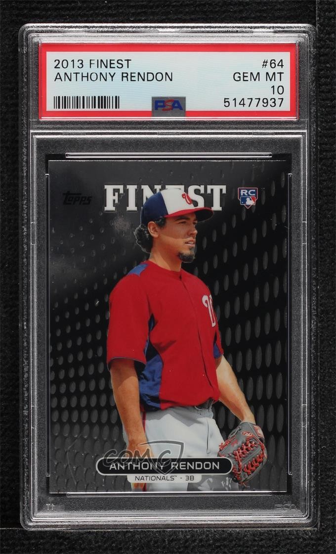 2013 Topps Finest Anthony Rendon #64 PSA 10 GEM MT Rookie RC 11b4