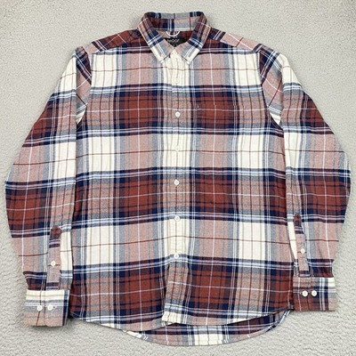 PROOF Flannel Shirt Men's Size S Plaid Long Sleeve Button Down Stretch Huckberry