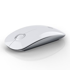 Bluetooth Wireless Mouse - BT5.1 USB Slim Dual Mode Computer Mice with Quie...