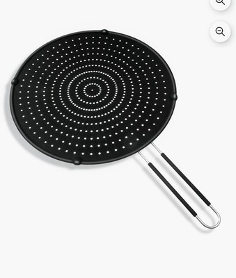 Silicone Splatter Screen, 12.60Inch Multi-Use Grease Splatter - for Frying Pan