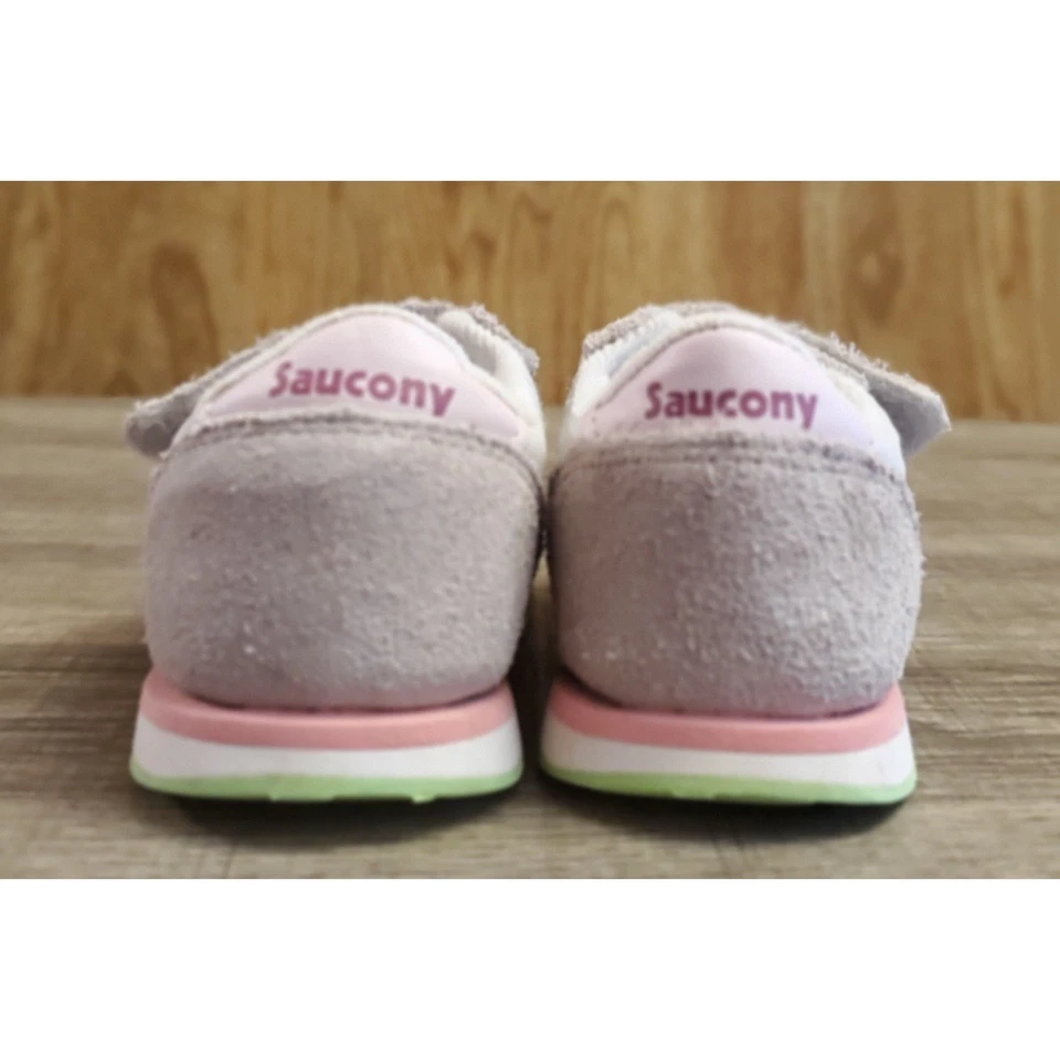 Saucony Baby Jazz крюк и петля кроссовки ребенка ясельного возраста размер 5,5 серый - Изображение 4 из 4