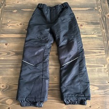 SwissTech Boys Snow Pants Size S 6/7 Black Insulated Winter Ski Snow Bib Pants