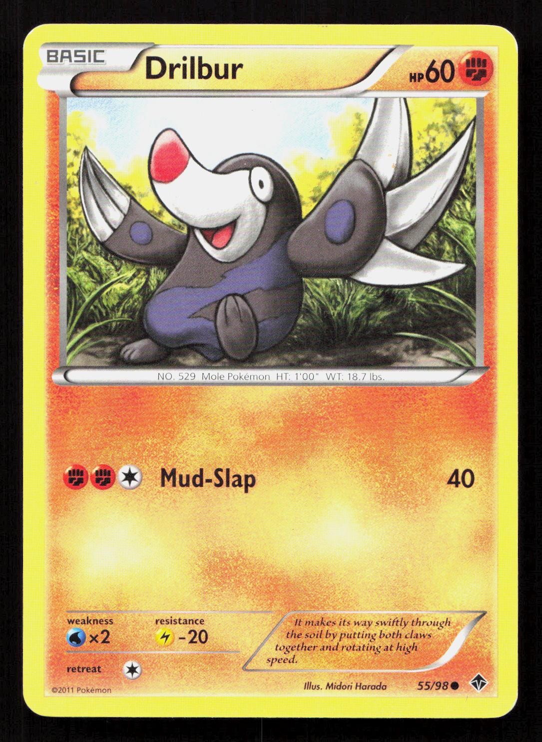 Pokemon DRILBUR 55/98 EMERGING POWERS