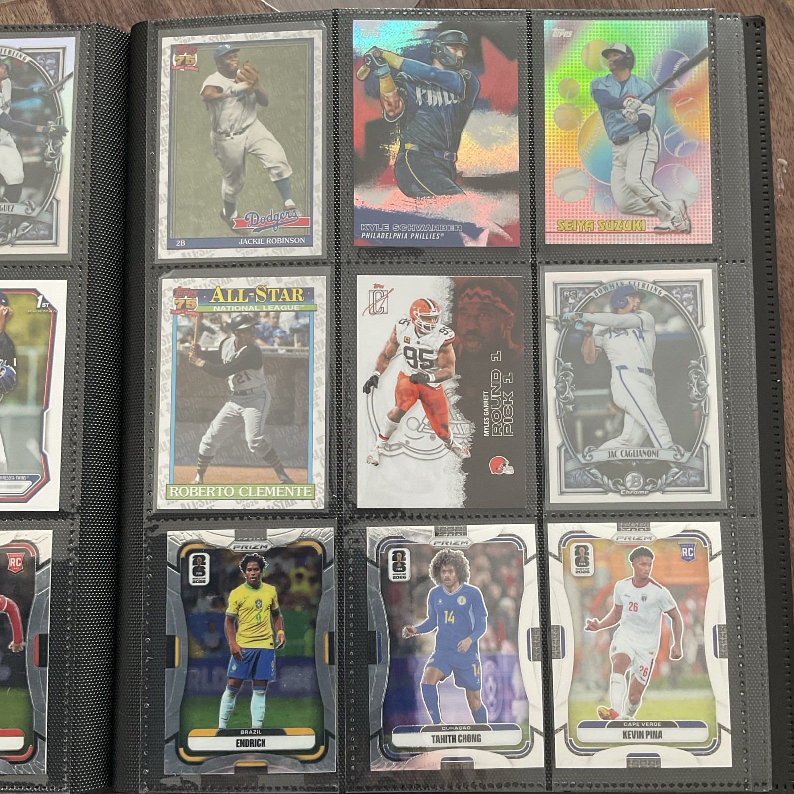 50-Card  Lot Topps Chrome Panini Prizm, NFL, MLB, Soccer view 5