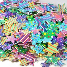 260PCS Foam Star Stickers - Self Adhesive Glitter Craft Supplies - Color2