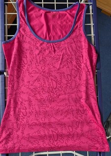 Energetics Damen Sport Top / Tanktop Pink mit Print Gr. 42 (L) DRY PLUS