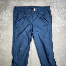 Vtg NIKE ACG Blue Windbreaker Track PANTS Golf Hike Gym Track Men's L 38x32 