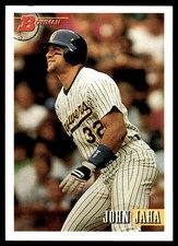 John Jaha 1993 Bowman #183 Milwaukee Brewers MLB READ FREE SHIPPING AutographDen