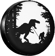 Dinosaur Bigfoot Rv Spare Tire Cover Wheel Tire Cover 14 inch Bigfoot dinosaur