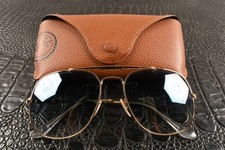 Ray Ban RB3561 Gold Metal Frame Sliver Tint Lens Authentic Sunglasses Case 145mm