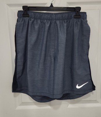 Nike Dry Challenger Running Shorts Built In Underwear Blue Mens XL