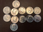 Lot of 12 Kennedy Half Dollars- Circulated