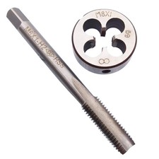 HSS M8x1mm Tap And M8x1.0mm Die Metric Thread Right Hand Threading Tool Set
