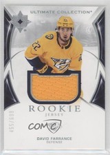 2021 Upper Deck Ultimate Collection Rookies Jersey /699 David Farrance #140 z6b