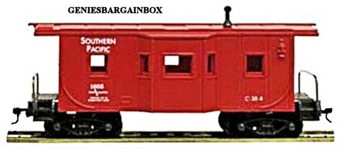 Southern Pacific 36' Bay Window Caboose con acopladores de nudillos modelo eléctrico nuevo 98247 | Condition: New