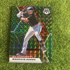 2021 Panini Mosaic - Mauricio Dubon #125 Green Mosaic Prizm Atlanta Braves A90