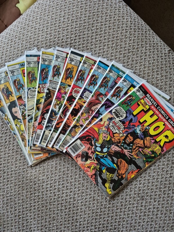 The Mighty Thor 12 Book Lot- 252 253 254 255 256 257 258 259 260 261 262 263