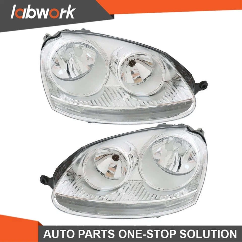 Faros de laboratorio para Volkswagen Rabbit 2006-2009 y Jetta 2005-2010 izquierda+derecha Foto 2 de 4