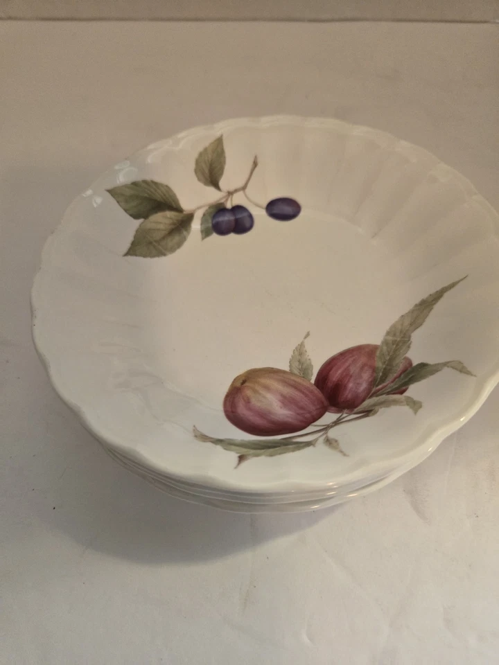 4 cuencos de fruta/desierto Mikasa Máxima BELLE TERE 5 3/4" ¡COMO NUEVOS! Foto 3 de 4