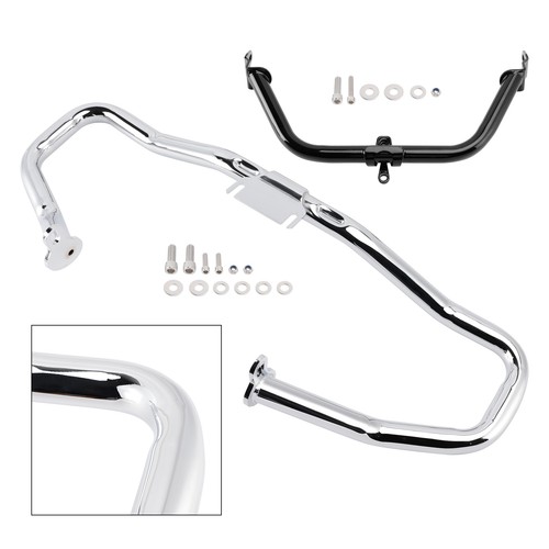 Engine Guard Frame Anti-Crash Bumper Protector Chromeb For Road Glide 2014-2022 - Picture 5 of 12
