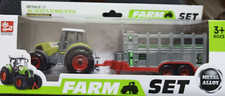 Sunqtoys Traktor mit Anh&auml;nger ca 23 cm neu ovp