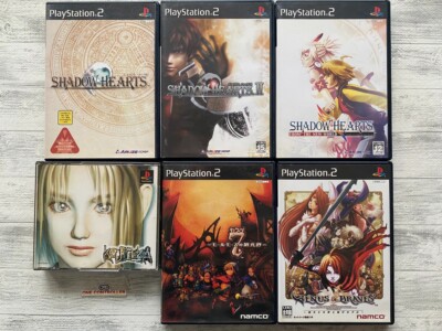 SONY PS 1 2 Koudelka & Shadow Hearts & 7 Seven & Venus & Braves Set aus Japan