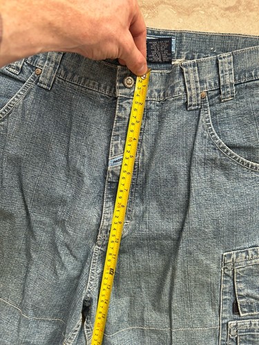 Pantalones Paco Jeans Hombres Convertibles Carga Utilidad Sueltos Patinador Callejero 40x32 De Colección Y2K - Imagen 9 de 11