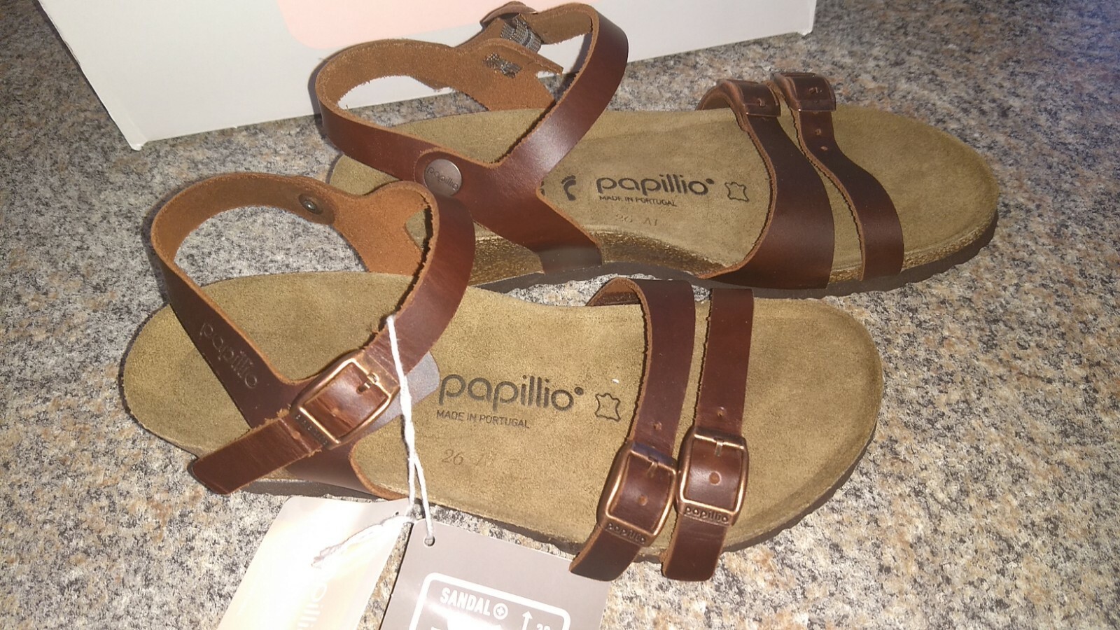 Papillio Women's Women's Women's Lana Leather Strap Wedge Sandals Cognac Size EU 36 US 5 d28d8e Papillio Women's Women's Women's Lana Leather Strap Wedge Sandals Cognac Size EU 36 US 5 d28d8e