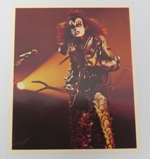KISS ARMY KIT - GENE SIMMONS AUTHENTIC 8x10 PHOTO 1976 AUCOIN