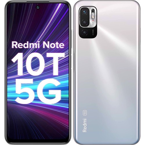 Xiaomi Redmi Note 10T 5G Chromium White 128GB + 6GB Dual-SIM Unlocked GSM NEW - 第 1/3 張圖片