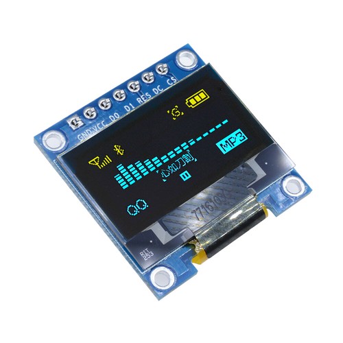OLED Display Module IIC I2C/SPI 0.49/0.69/0.91/0.96/1.3" White/Blue For Arduino - Bild 6 von 95
