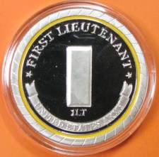 US Army First Lieutenant. Challenge Coin. 1.5". 70b.