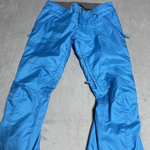 Burton Pants Womens Medium Blue Cargo Snowboarding Pants Dry Ride - Picture 3 of 12