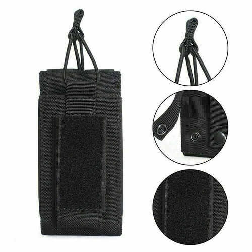 1000D Tactical Molle Magazine Pouches 5.56 9mm Rifle Pistol Bag Holder Hunting - Foto 5 di 11