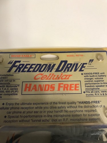 Rare Vintage 1995' Road Eagle RE-700 "Freedom Drive" Cellular Hands Free Device - 第 2/16 張圖片