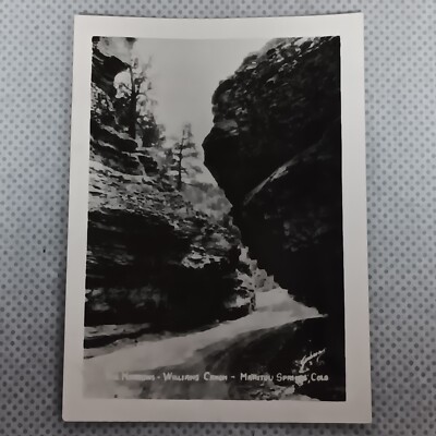 The Narrows Williams Canyon Photo Black & White Picture 2.5'' x 3.5'' Sanborn S753