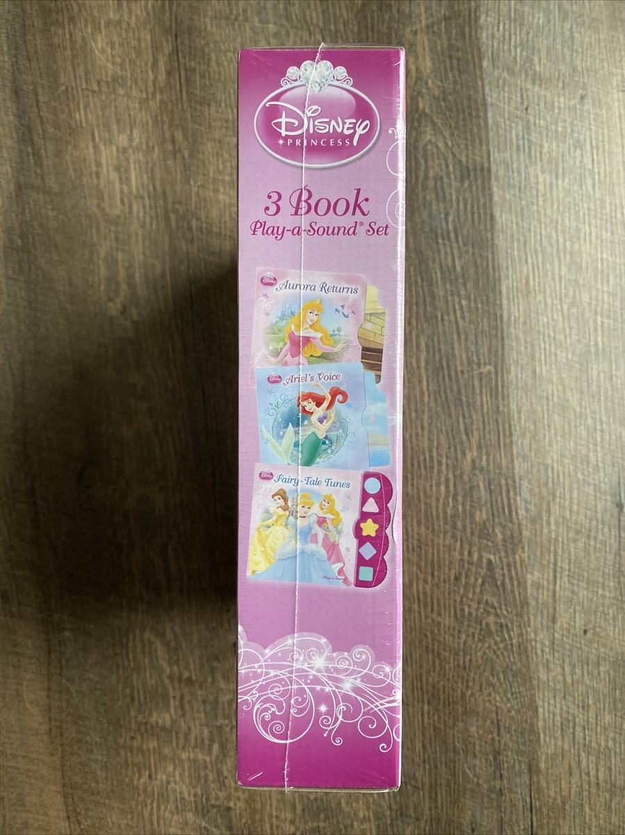 Disney Princess 3 Book Play-a-Sound Set Fairy-Tale Tunes | eBay