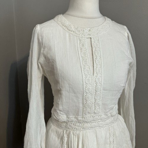 Mango Mango broderie mini dress in white XS NWT RRP £56 - Picture 12 of 13
