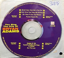 3008 POCKET SONGS BRYAN ADAMS  KARAOKE CDG LOT VA