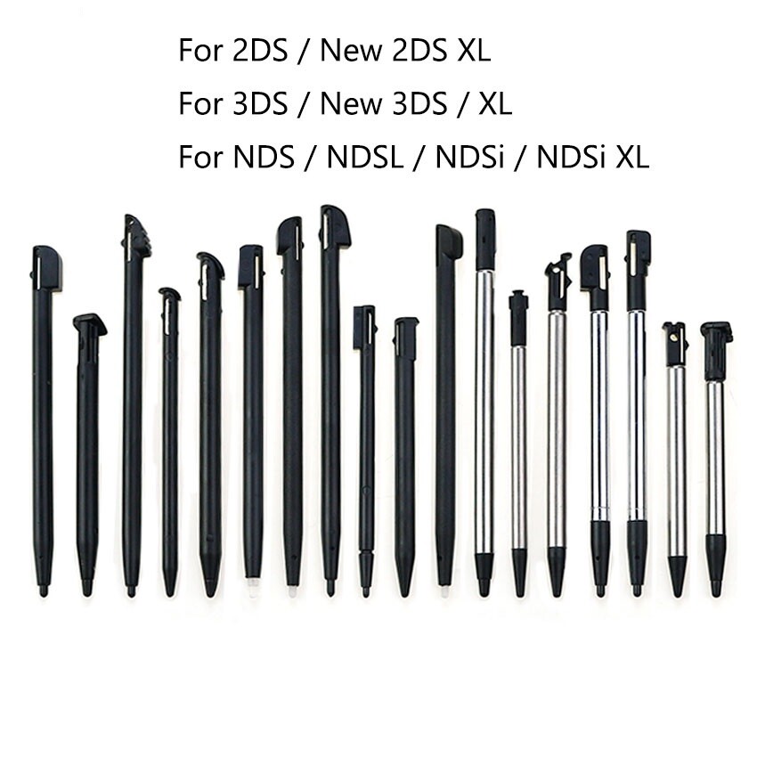 Lápiz táctil para Nintendo NDS NDSi XL 2DS 3DS XL LL Wiiu (18 tipos)
